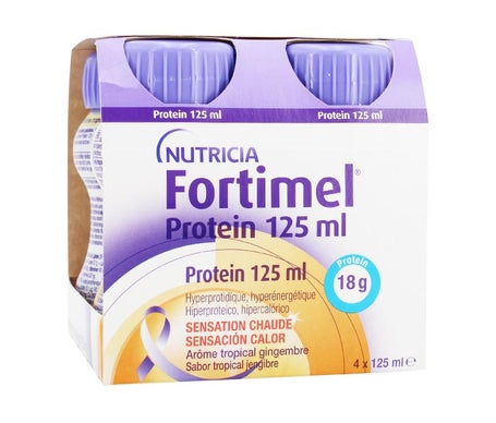 Fortimel Protein Sabor Tropical Jengibre 125ml x 4uds | Natural Doctor