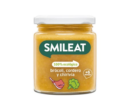 Smileat Tarrito Ecológico Brócoli Cordero y Chirivía 230g