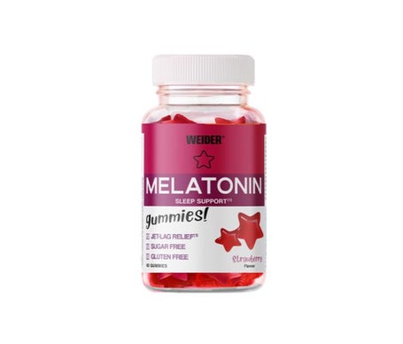 Weider Gummy Melatonina Fresa 60uds