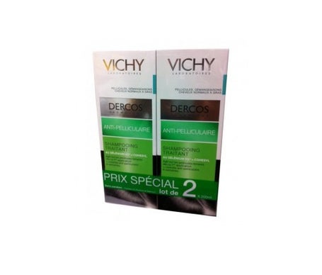 Champú anticaspa Vichy Dercos para cabellos grasos 2 x 200 ml