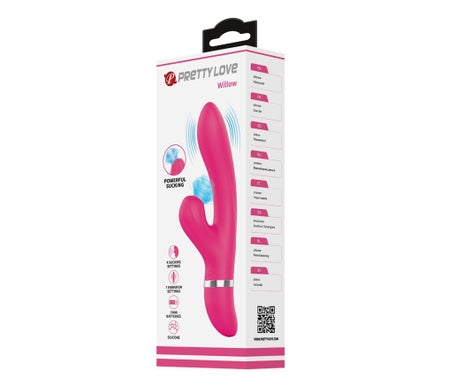 Pretty Love Willow Vibrador y Succionador Rabbit 1ud