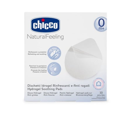 Chicco NaturalFeeling Discos Absorbentes con Hidrogel 10uds