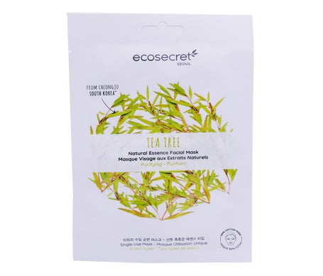Ecosecret Mascarilla Facial Purificante Árbol de Té 20ml