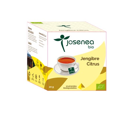 Josenea Jengibre Citrus BIO 10 pirámides en sobre