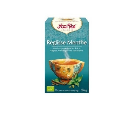 Yogi Té Infusión Orgánica Menta Slice 17 sobres 30,6g
