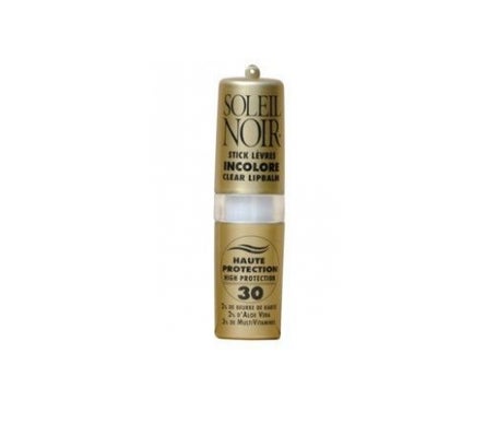 Soleil Noir Barra de Labios Incolora SPF 30 4g