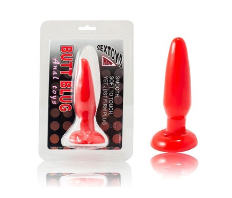 Baile Small Anal Plug Red 15cm 1ud