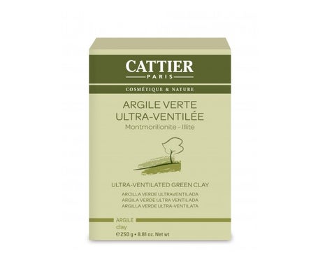 Cattier Arcilla Verde Ultra Ventilada 250g
