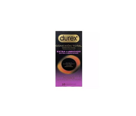 Durex Conexión Total Preservativo Extra Lubricado 10 uds