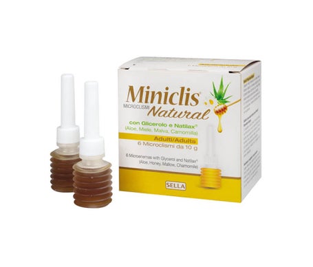 Sella Miniclis Natural Microenemas Adultos 6uds