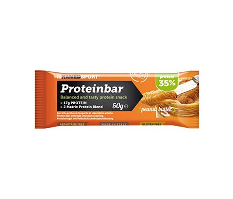 Namedsport Proteinbar 50 g Peanuts Butter - Nutrición deportiva