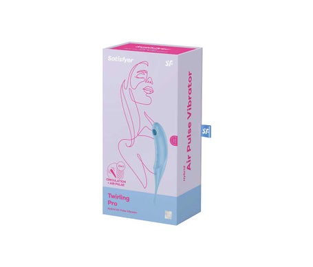 Satisfyer Twirling Pro Estimulador y Vibrador Azul 1ud