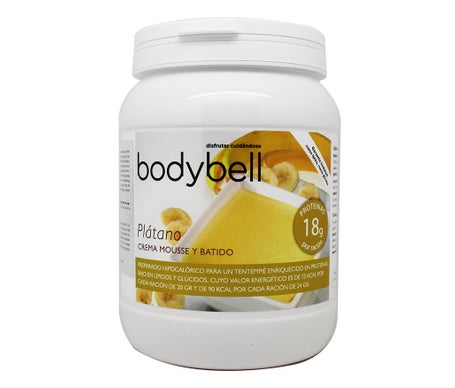Bodybell Plátano Crema Mousse y Batido 450g