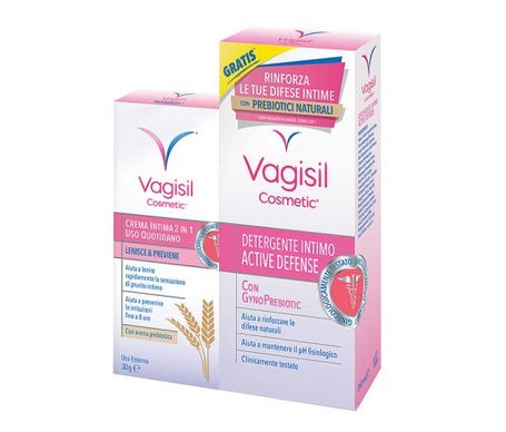 Vagisil Pack 2in1 Crema Íntima + Limpiador Activ Defense