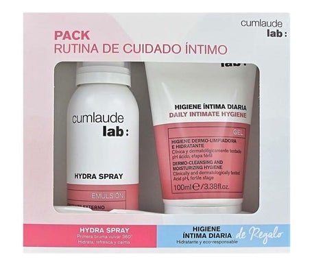 Cumlaude Lab Pack Hydra Spray 75ml + Higiene Íntima CLX 100ml