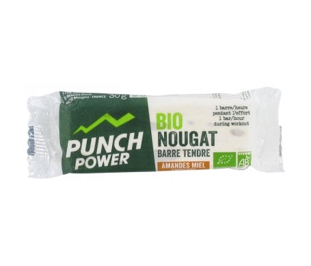Punch Power Barrita de Turrón de Miel y Almendra Bio 30g