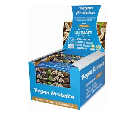 Ultimate Barra Vegan Proteica Almendra 24uds