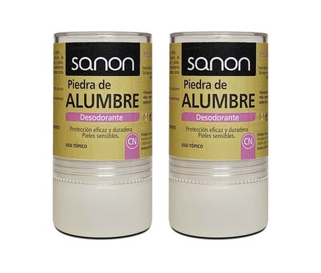 Sanon Pack Desodorante Piedra de Alumbre 2x120g