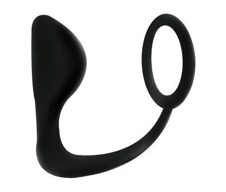 Addicted Toys Plug Anal Anillo Pene Negro 1ud