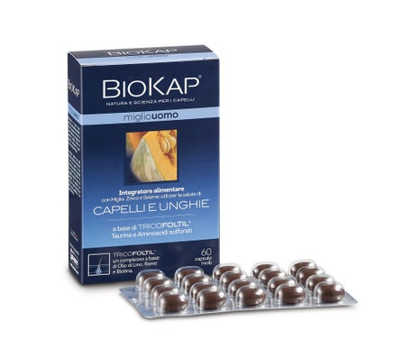 Biokap Anticaída Miglio Uomo Forte 60 comp | Natural Doctor