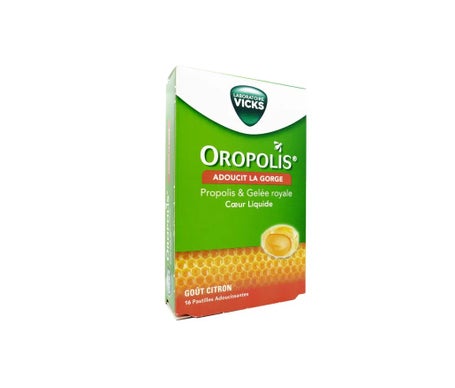 Vicks Oropolis Própolis y Jalea Real Corazón Líquido 16comp