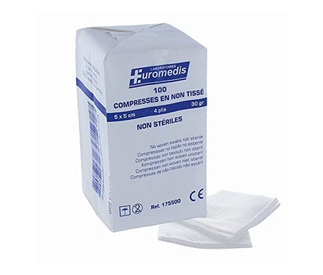 Euromedis Venda No Tejido No Estéril 5x5cm 100uds