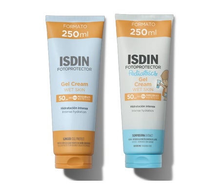 ISDIN Fotoprotector Gel Crema SPF50 250ml + Fotoprotector Pediatrics Gel Crema SPF50 250ml