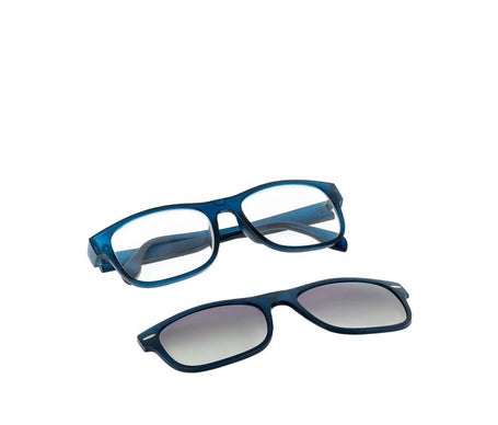 Acofarma Nesira Gafas Clip Sol Polarizado +1 Marino 1ud