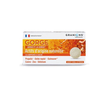 Granions Garganta Sabor Miel Limón 24comp