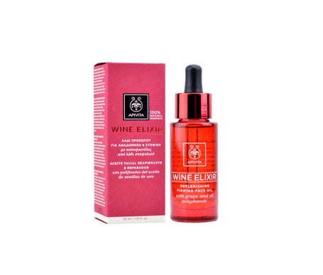 Apivita Wine Elixir Aceite Facial Reafirmante Reparador 30ml