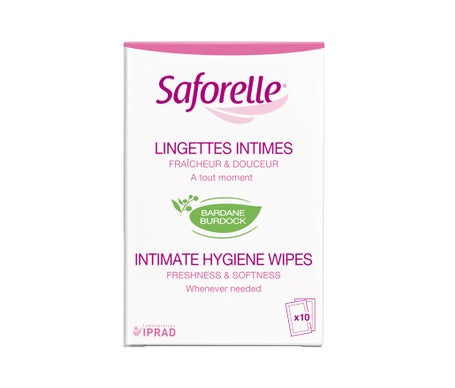 Saforelle Toallitas de Higiene Íntima 10uds