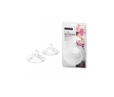 Suavinex Pezoneras de Silicona T-M 2uds + Caja Higiénica