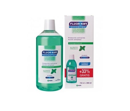 Fluor-Kin Anticaries Colutorio Diario 750ml + 250ml