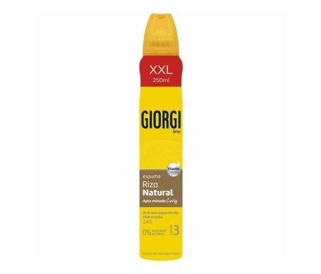 Giorgi Espuma Fijadora Método Curly Nº3 Rizo Natural XXL 250ml