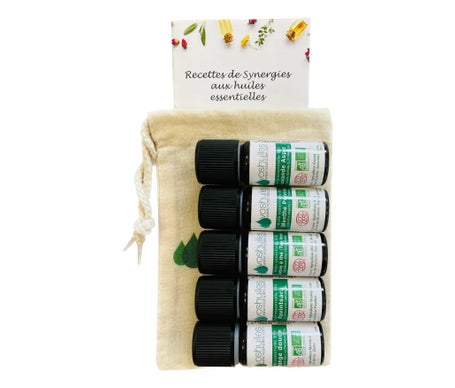 Voshuiles Kit Les 5 Aceites Esenciales Indispensables Bio