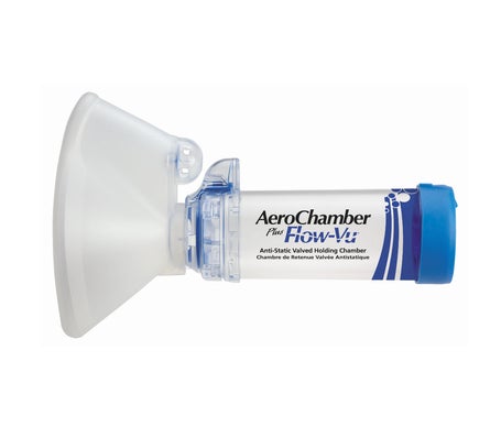 Aerochamber Plus Flow-Vu Cámara de inhalación adulto 1ud