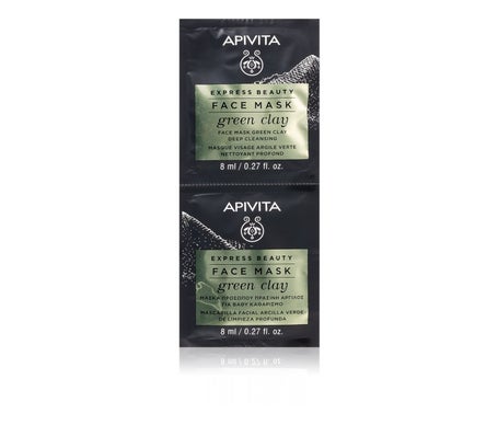 Apivita Express Beauty Face Mask Green Clay 8ml