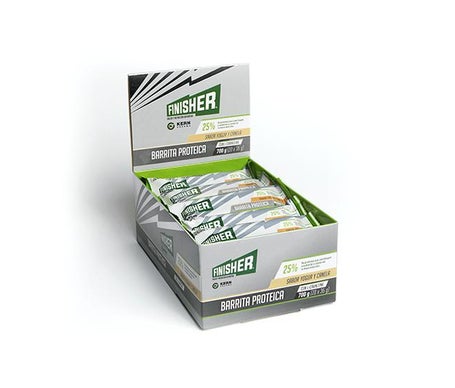 Finisher Barrita Proteica Yogur Canela 20uds