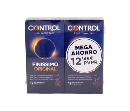 Control Finissimo Preservativos 12 U 2 Envases