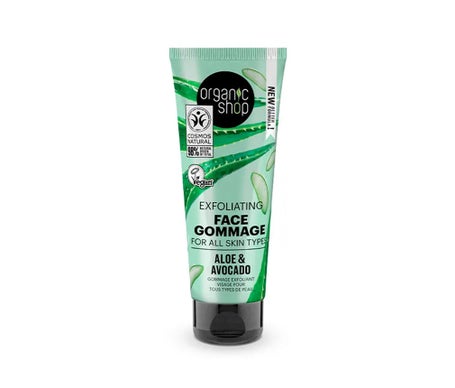 Organic Shop Face Gommage Aloe Avocado 75ml