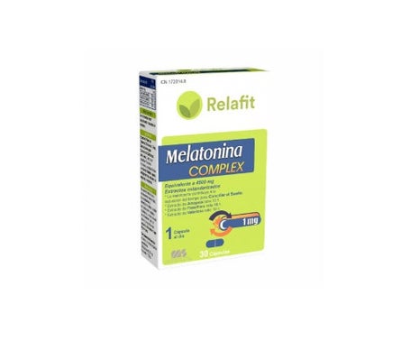 Relafit Melatonina Complex 4500 Mg 30 cápsulas