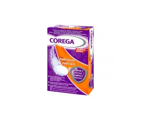 Corega® Parciales 30 tabletas efervescentes