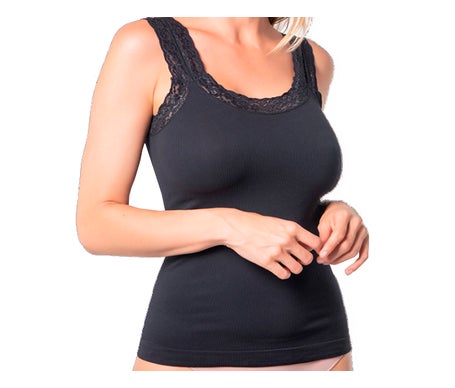 Anaissa Greta Camiseta Moldeadora Talla M 38-40 Negro 1ud