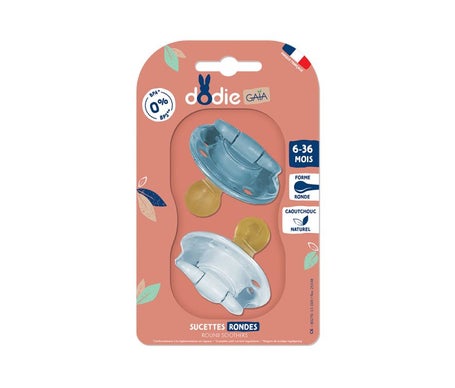Dodie Chupetes Redondos Cielo Estrella 6-36M 2uds