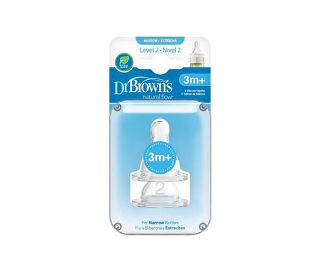 'Dr. Brown''s Kit Tetinas Boca Estrecha +3 Meses 2uds'