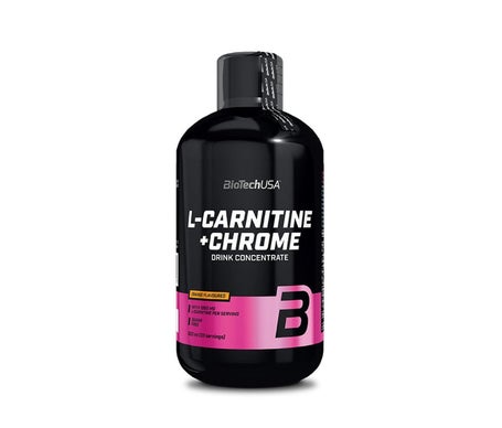 BioTech USA L-Carnitine + Chrome Concentrate Naranja 500ml