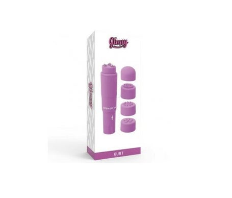 Glossy Pocket Kurt Masajeador Lila 1ud