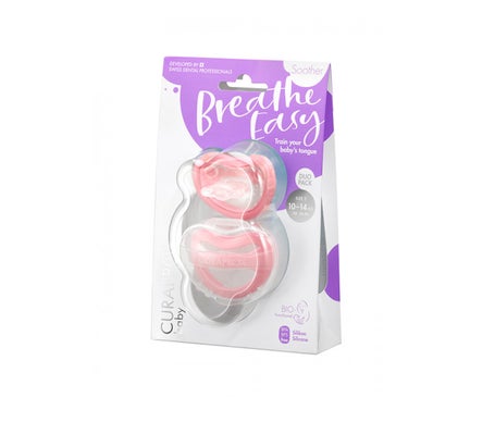 Curaprox Baby Breath Easy Sucette Taille 1 Rosado Duo 2uds
