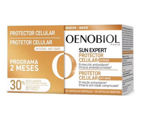 Oenobiol Sun Expert Protector Celular Antiedad Piel Normal 2x30caps
