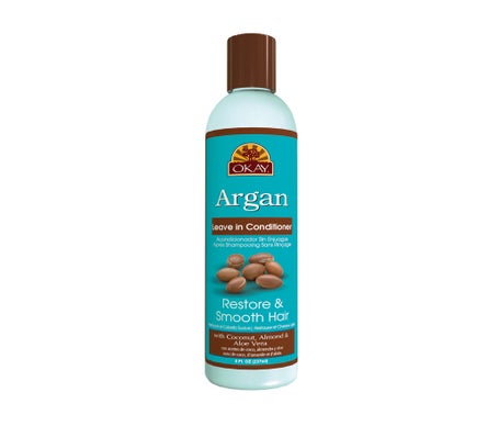 Okay Acondicionador de Cabello Sin Aclarado con Aceite de Argán, 237ml